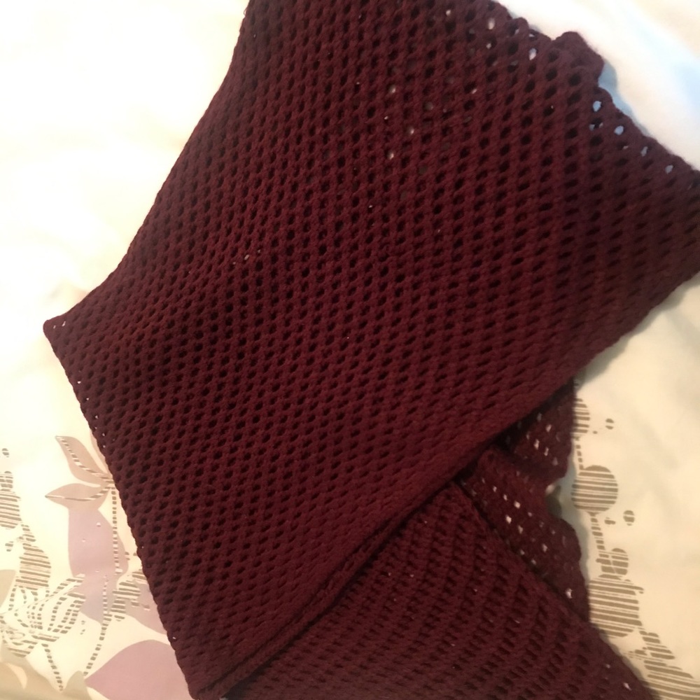 Aldo maroon scarf